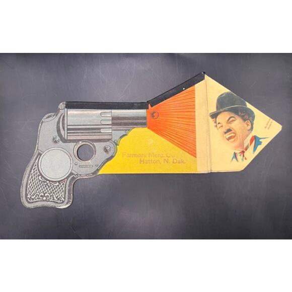 RARE 1914 Home Brand Pure Food Products Charlie Chaplin Bang Gun Pop Gun Charles - Picture 3 of 6